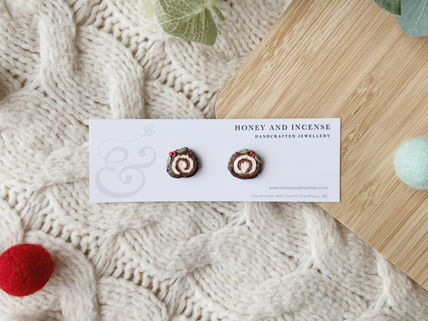 Yule Log Studs