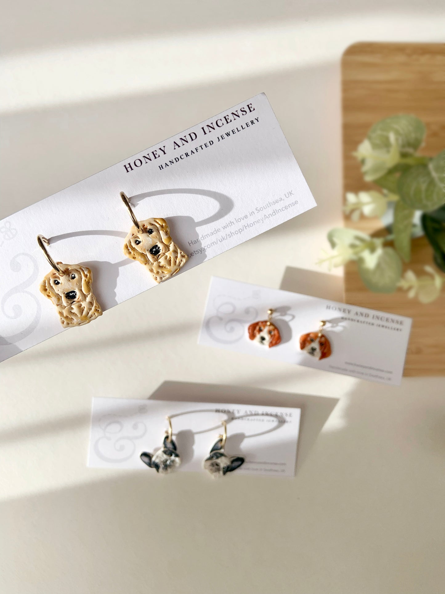 The Golden Retriever Earrings
