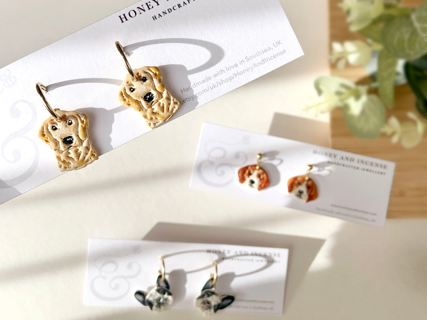 The Golden Retriever Earrings