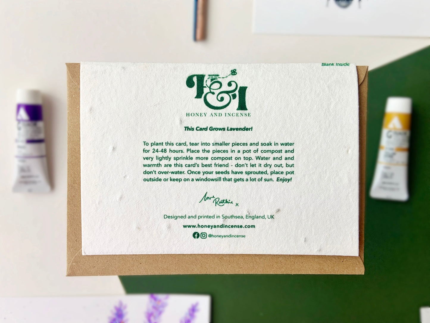 Lavender Plantable Card Collection