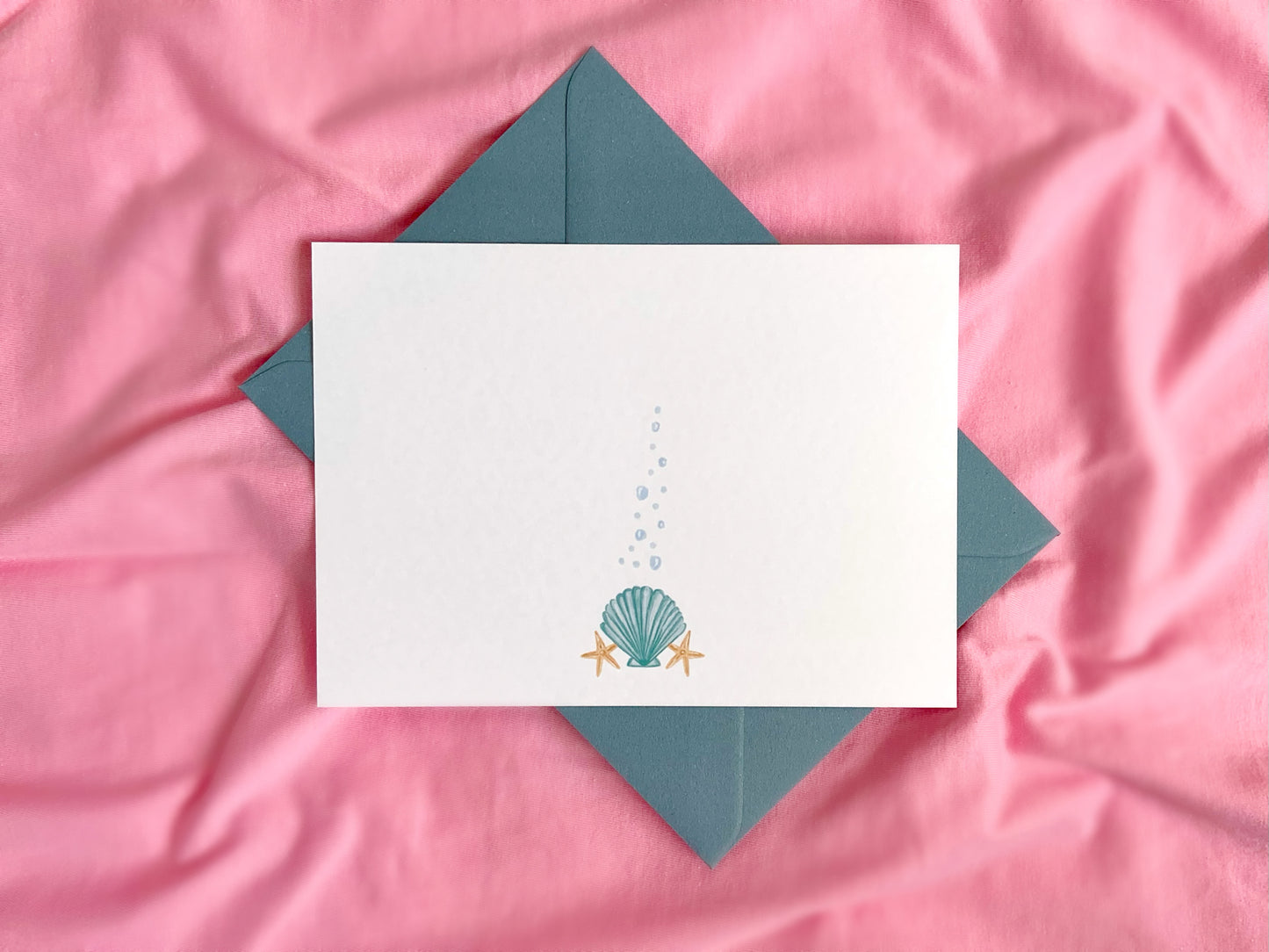 Seashell Personalised Notecards