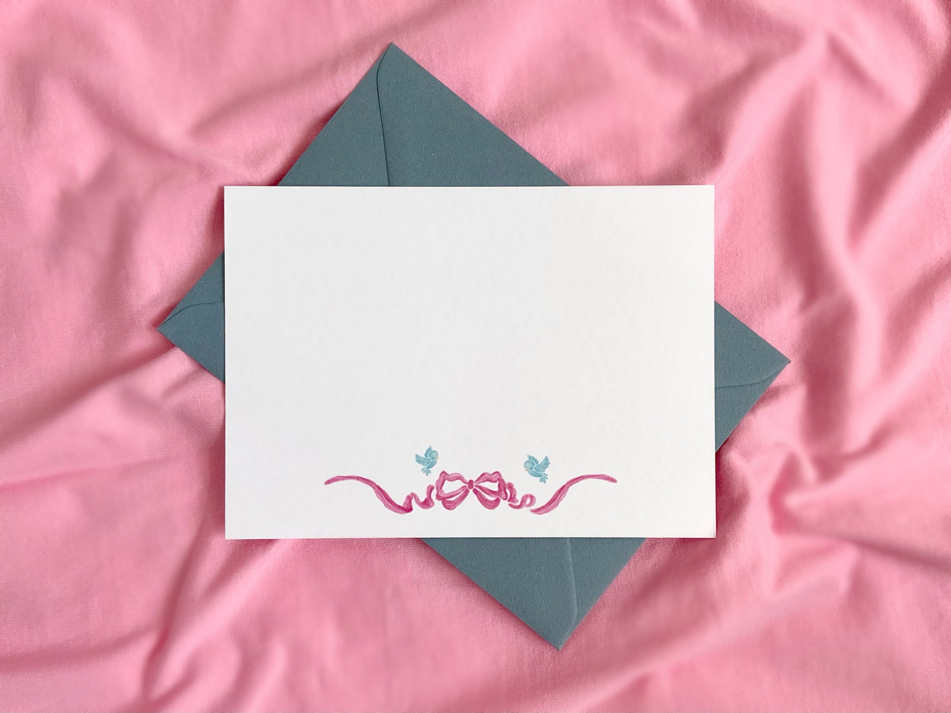 back of princess notecards