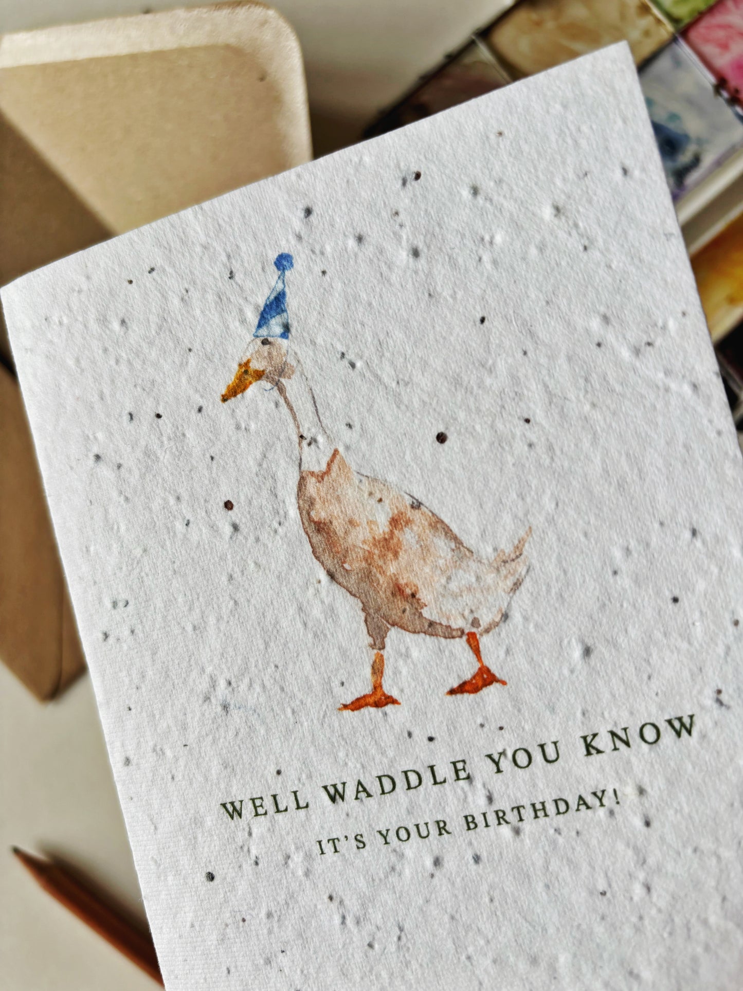 Waddle You Know Birthday Card