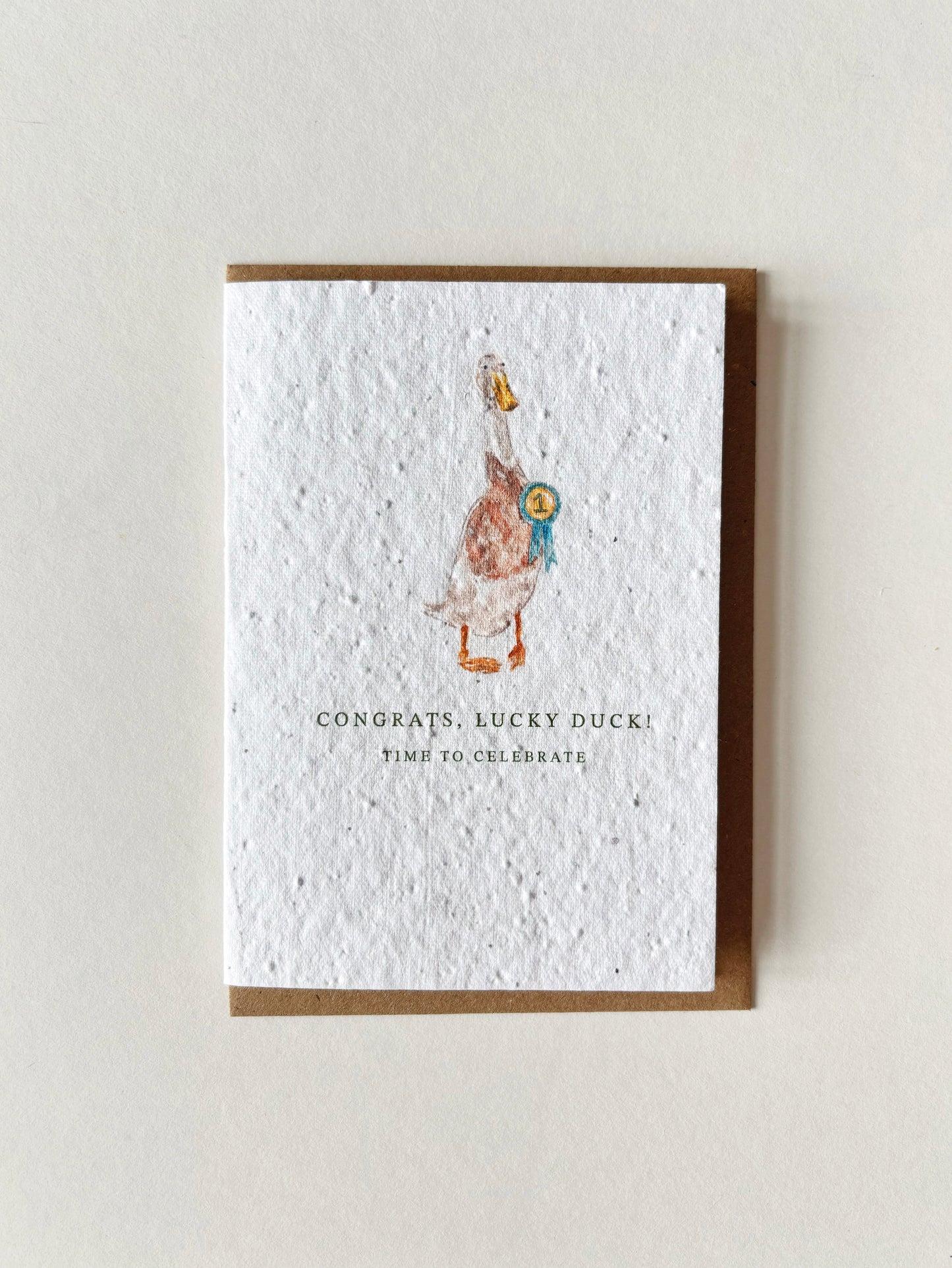 Congrats Lucky Duck Card