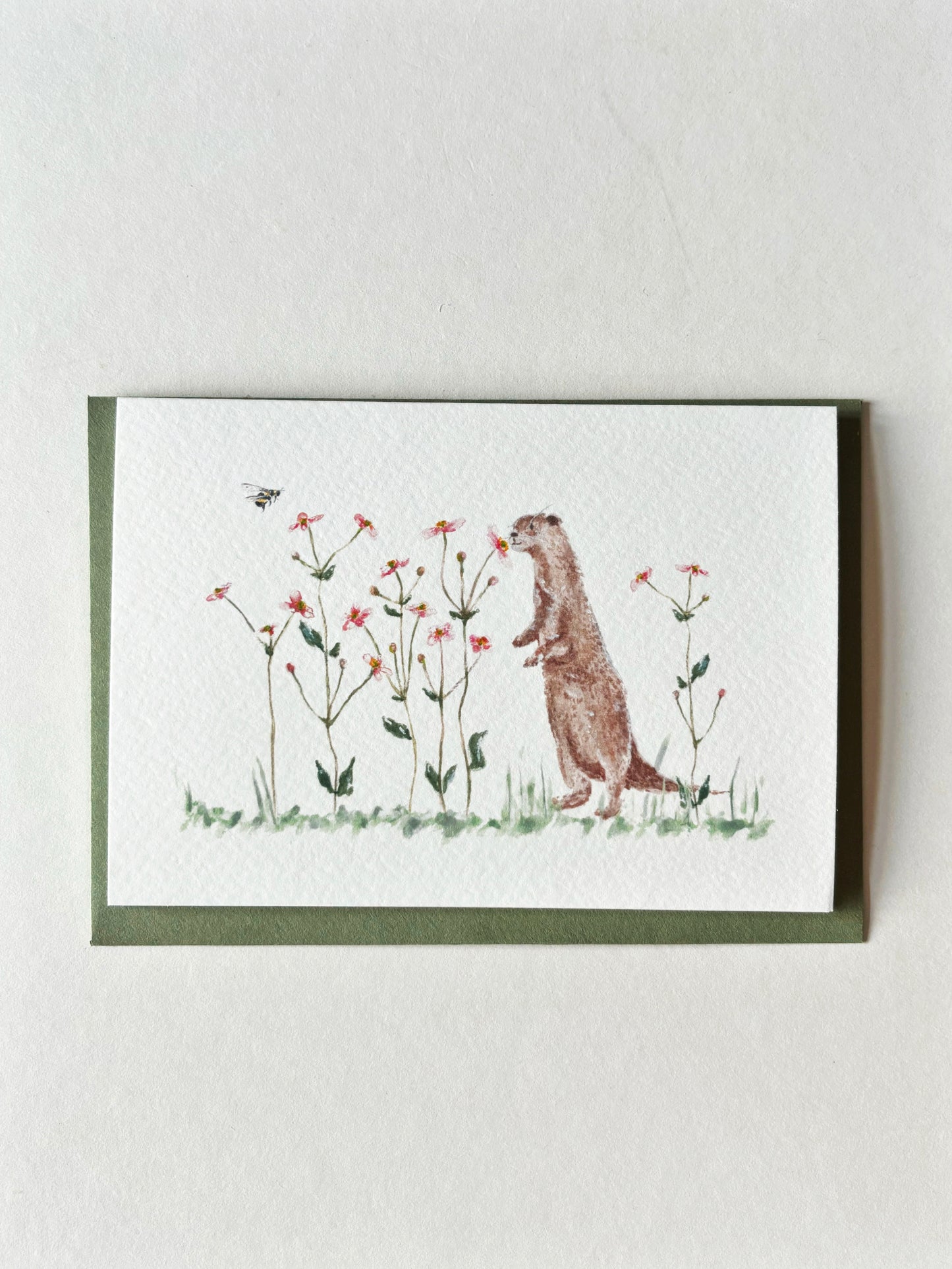 Otter & Anemone Card