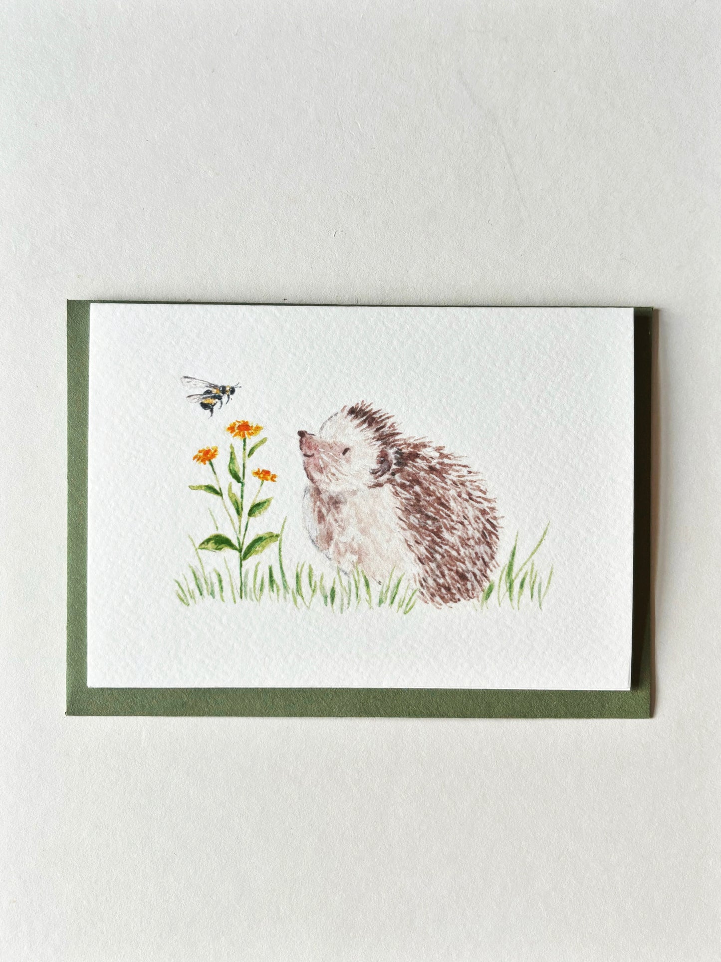 Hedgehog & Dandelion Card