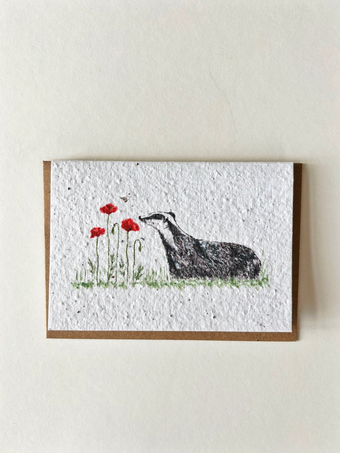 Badger & Poppy Card
