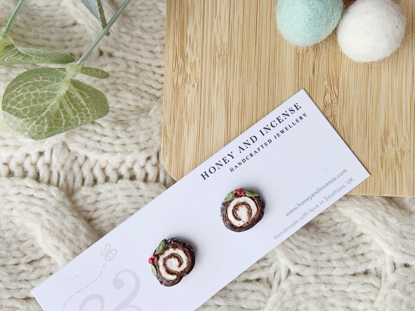 Yule Log Studs