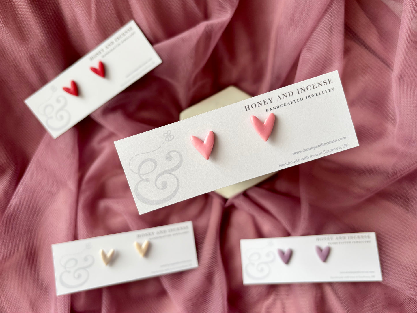 Heart Studs