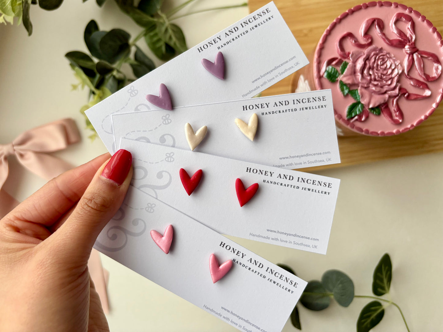 Heart Studs