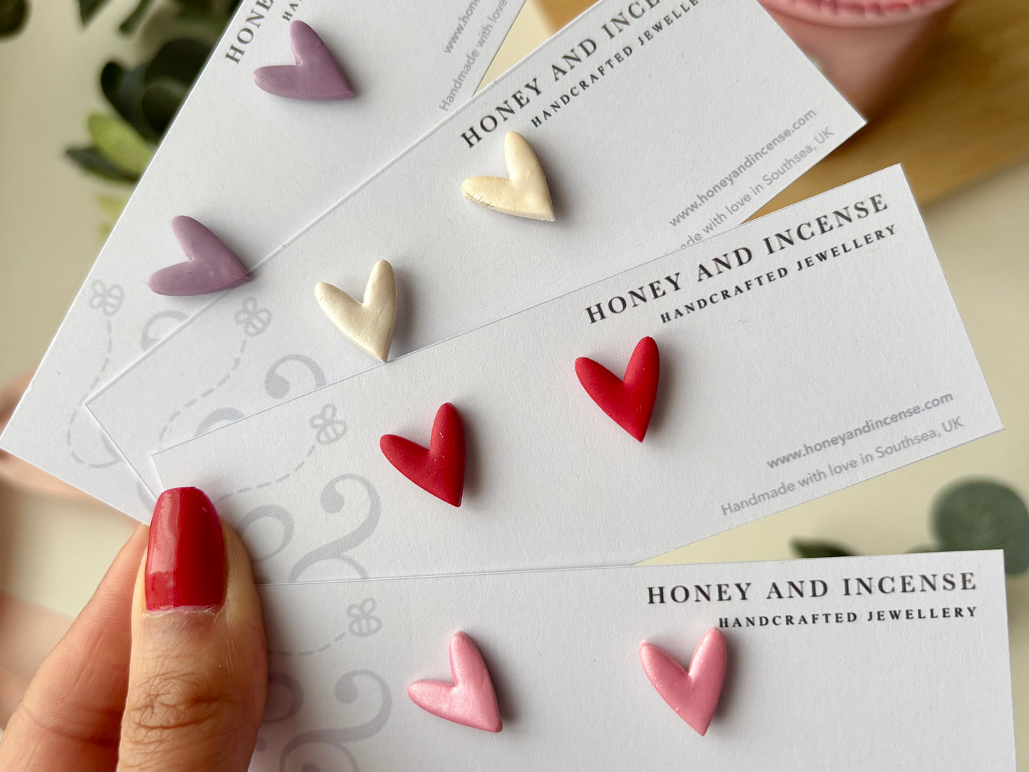Heart Studs