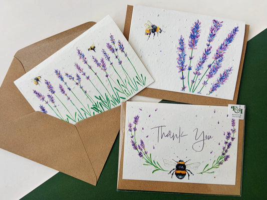 Lavender Plantable Card Collection