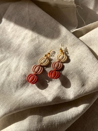 Pumpkin Trio Dangles