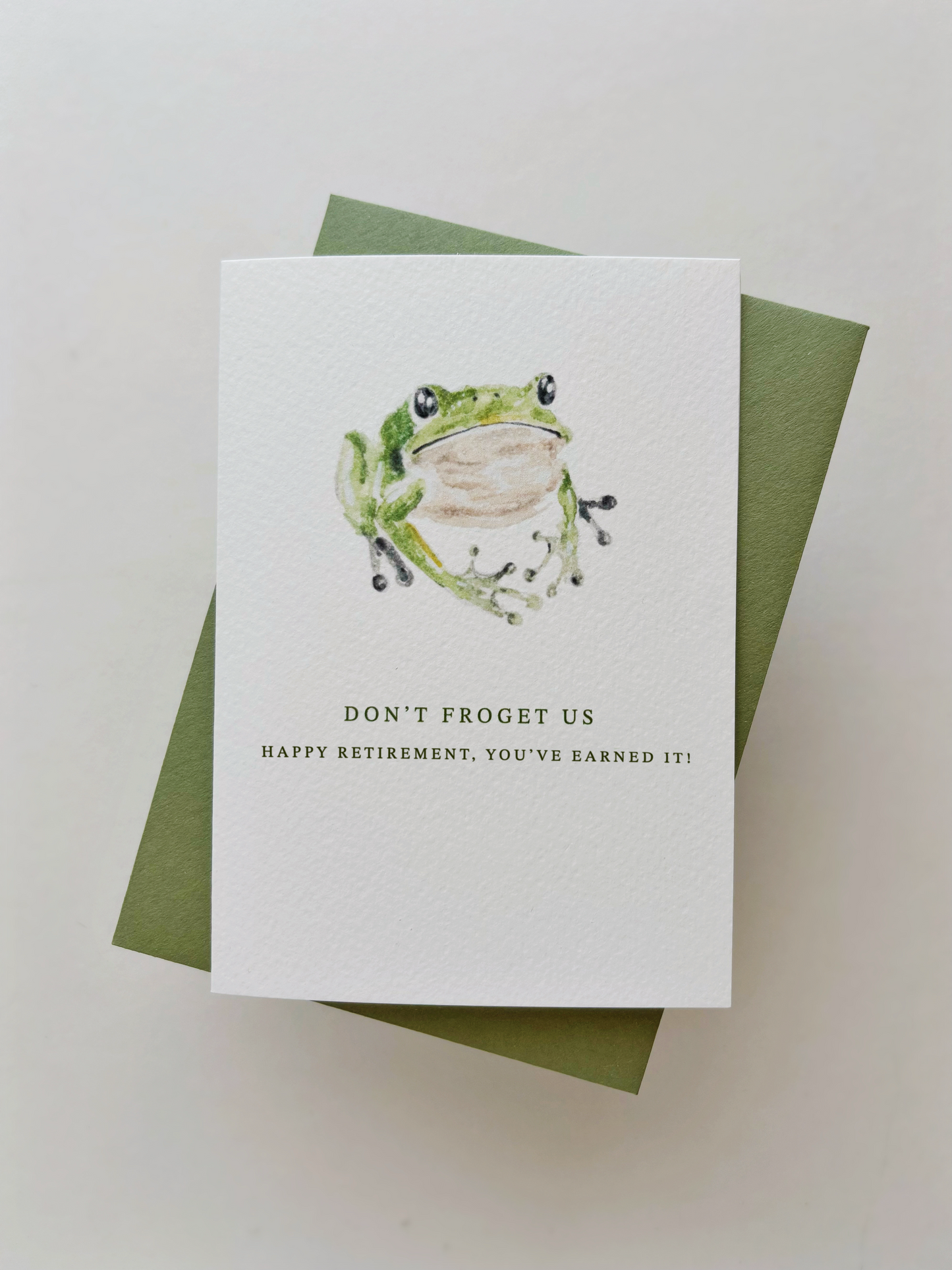 Don't Froget Us Card (Retirement)