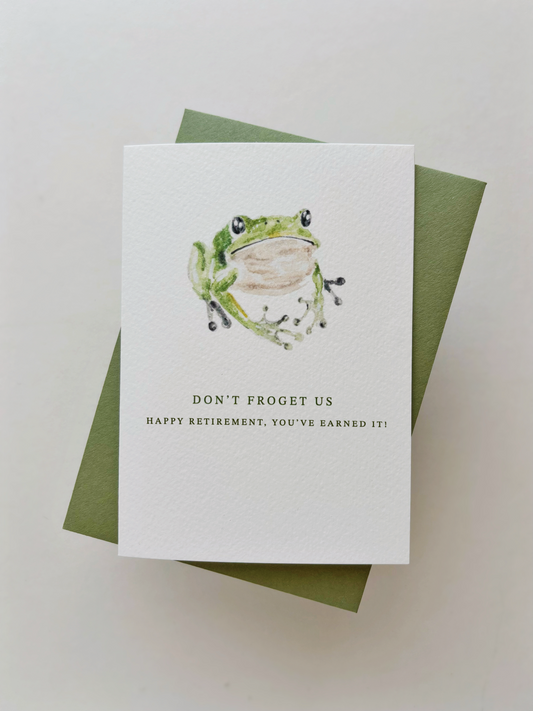 Don't Froget Us Card (Retirement)