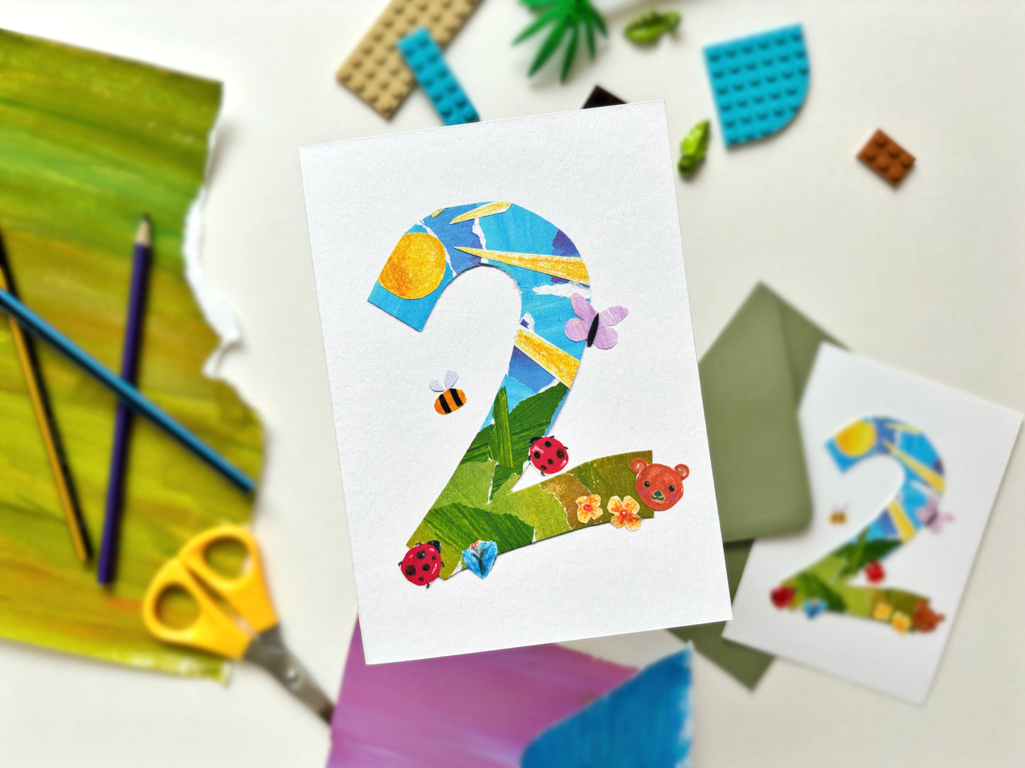 2nd Birthday Card | Two Cute for Words!