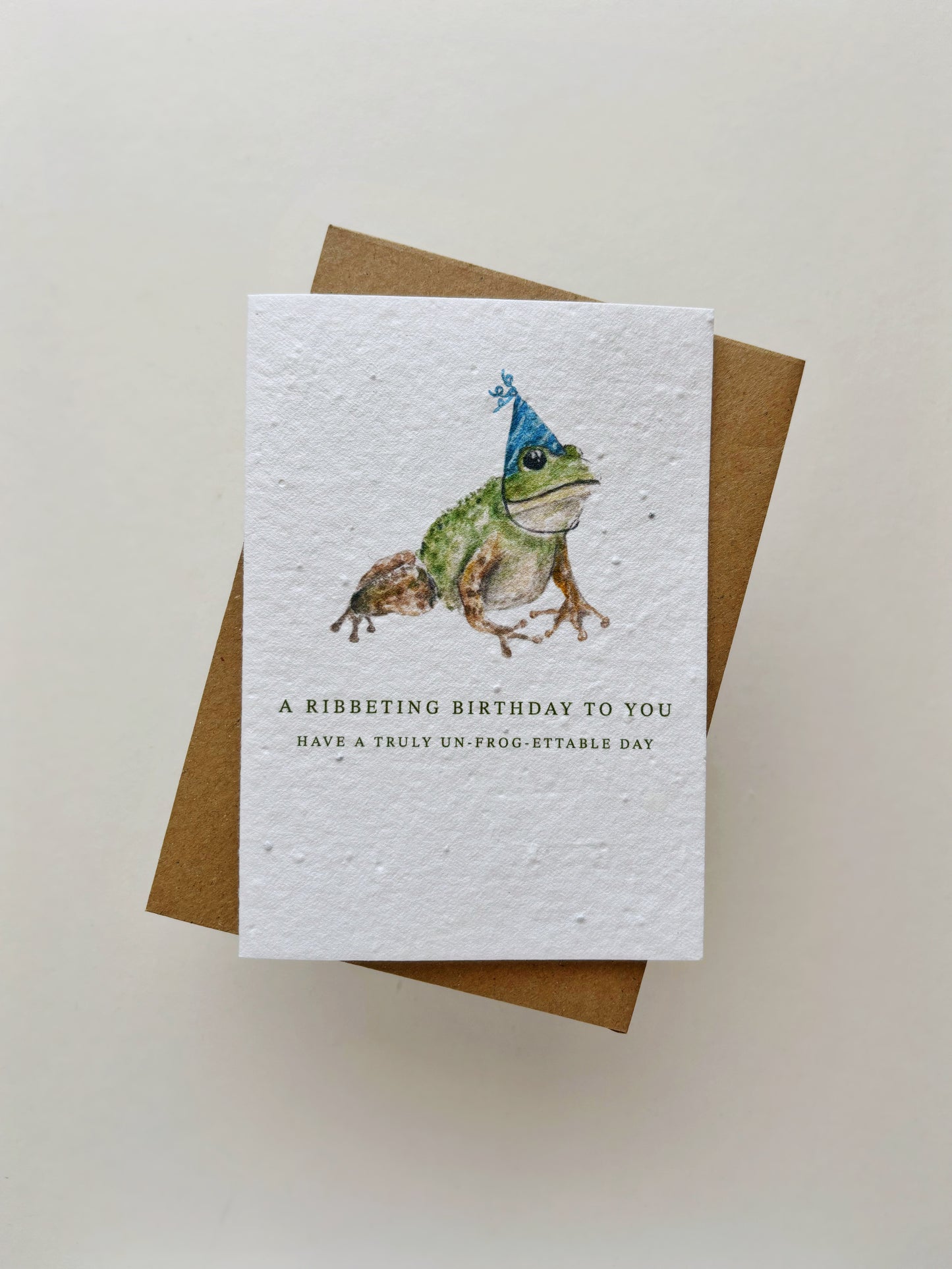 A Ribbeting Birthday Card