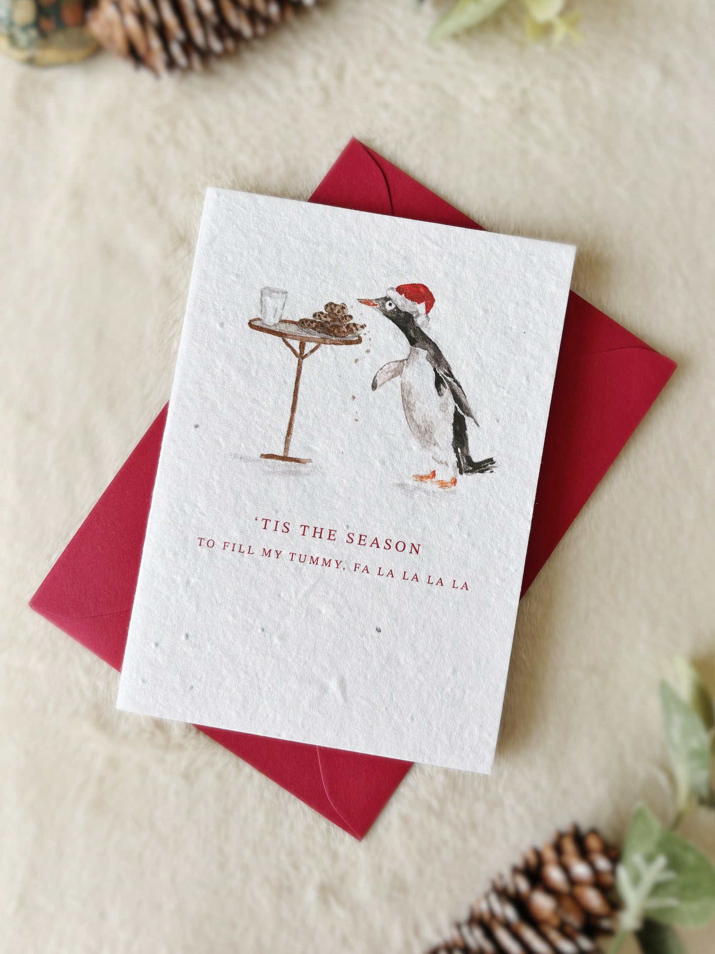 Tis the Season for Snacks! | Wildflower Seed Plantable Card