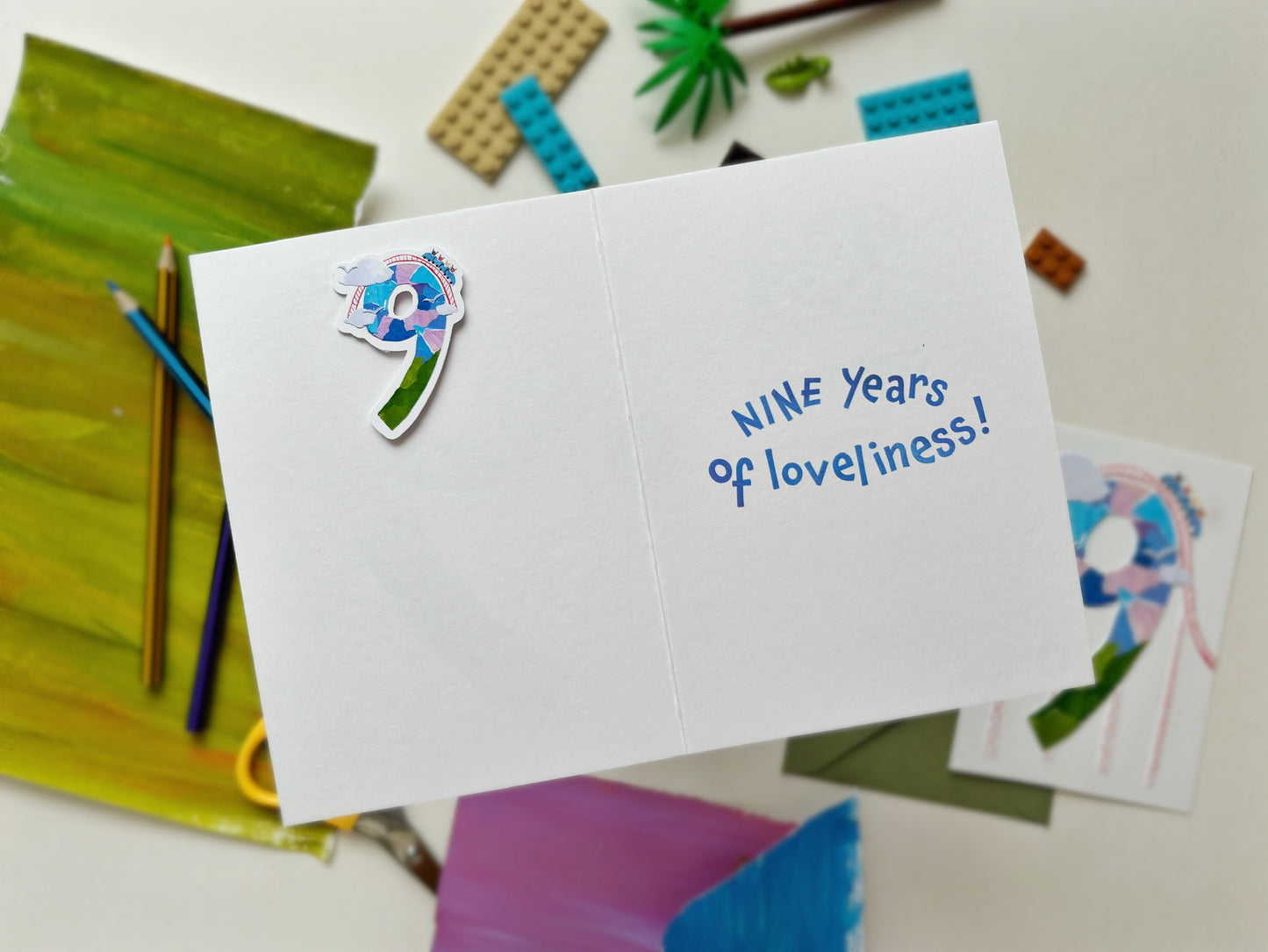 9th Birthday Card | Nine Years of Loveliness!