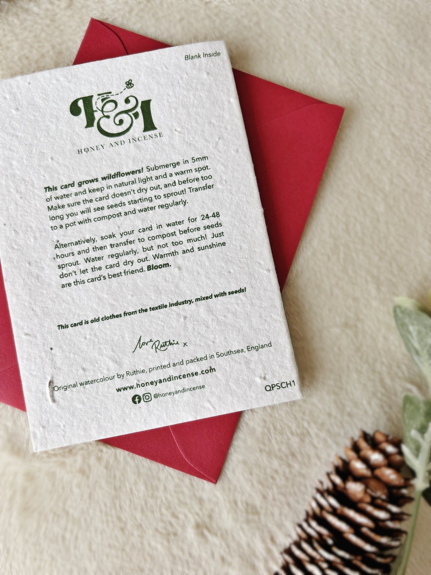 Tis the Season for Snacks! | Wildflower Seed Plantable Card