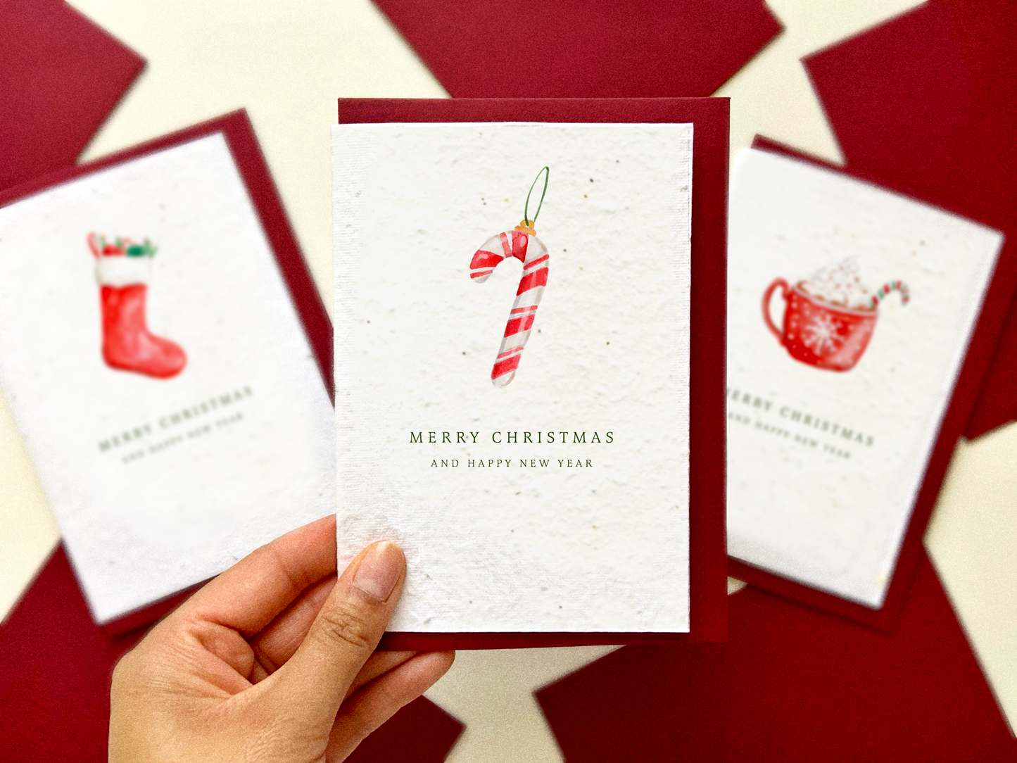 Plantable Christmas Card Pack | Wildflower Seed Plantable Cards