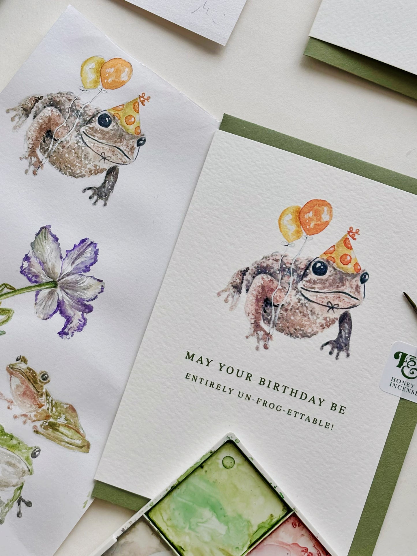 Un-frog-ettable Birthday Card