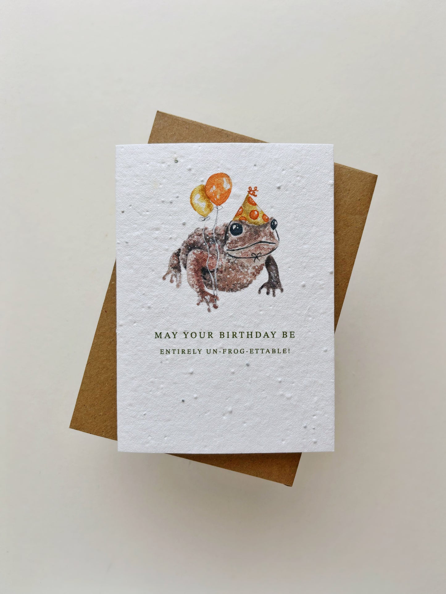 Un-frog-ettable Birthday Card