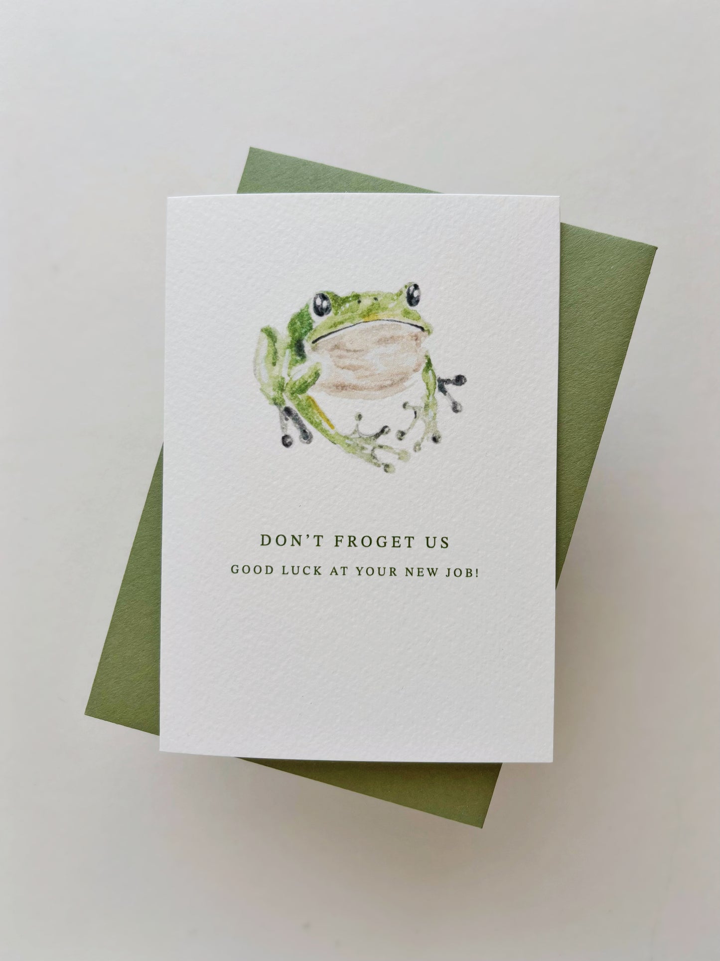 Don't Froget Us Card (New Job)