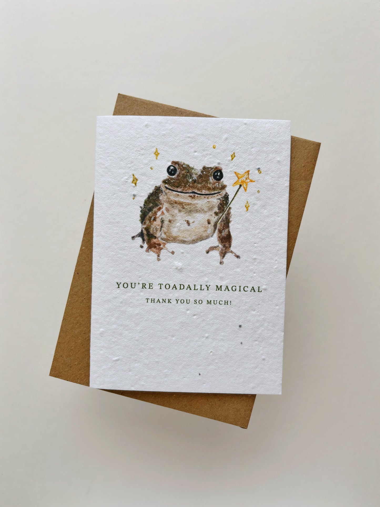 Toadally Magical Thank You Card
