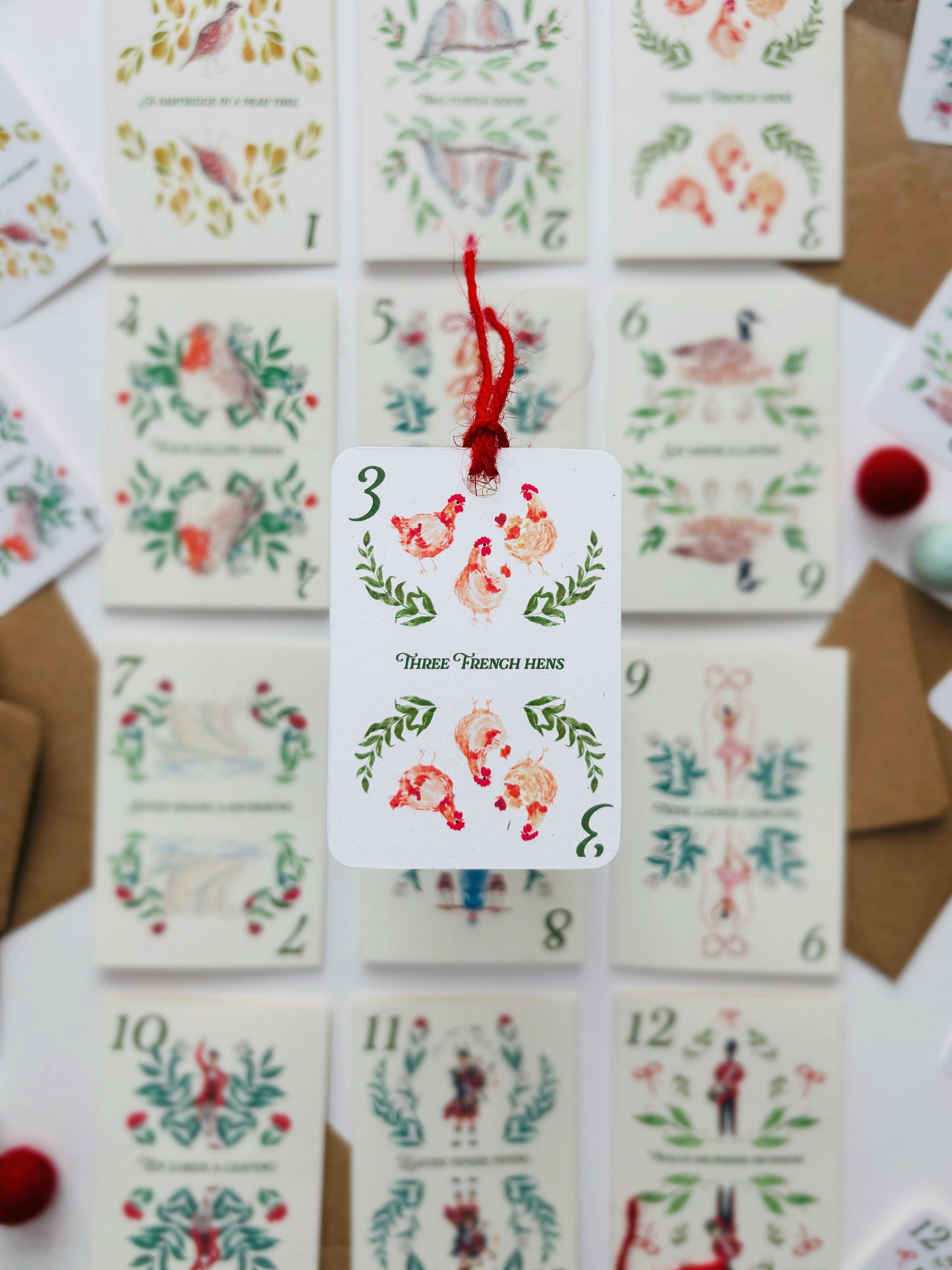 The 12 Days of Christmas Gift Tags Multipack