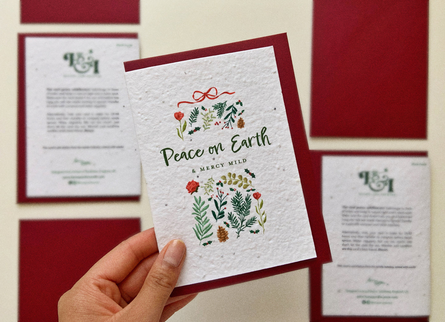 Peace On Earth | Wildflower Seed Plantable Card