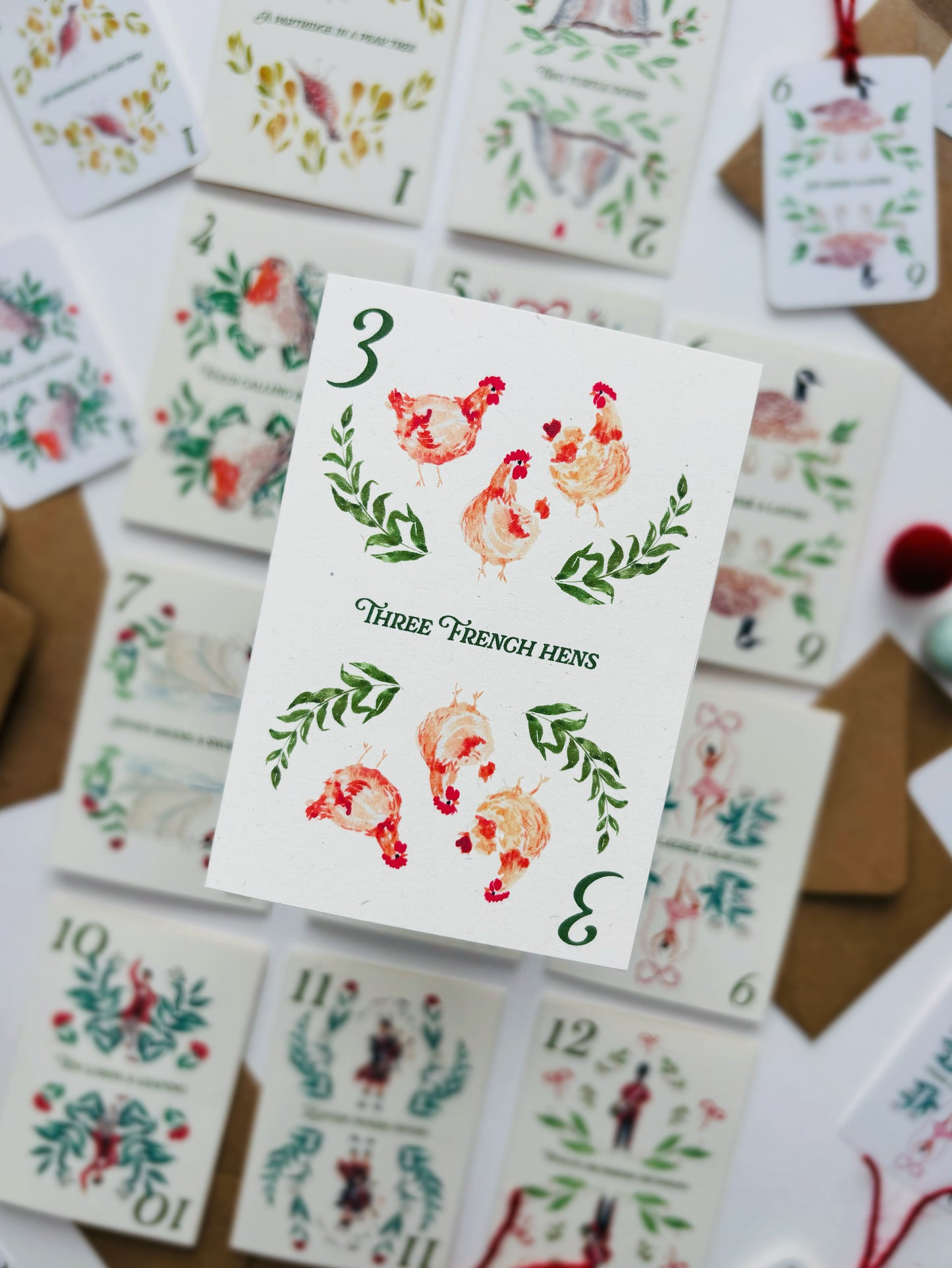 The 12 Days of Christmas Mini Cards Multipack