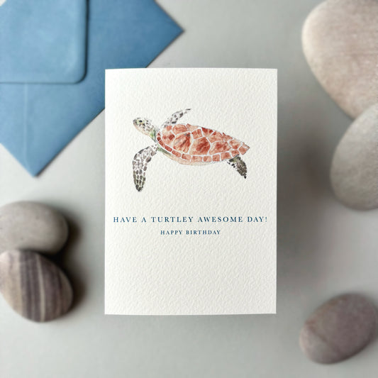 Turtley Awesome Birthday Card