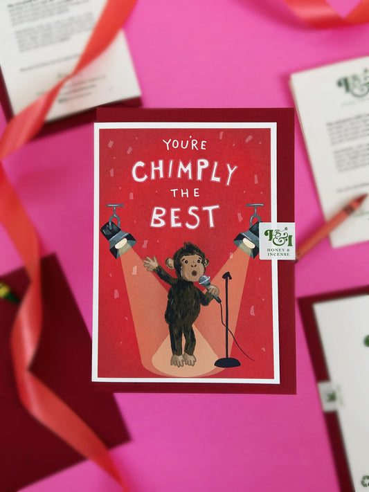 Chimply The Best Greetings Card