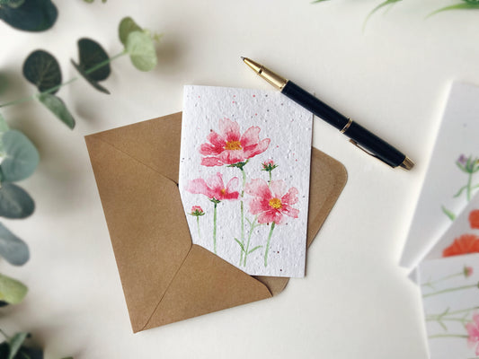 Cosmos | Wildflower Seed Plantable Card