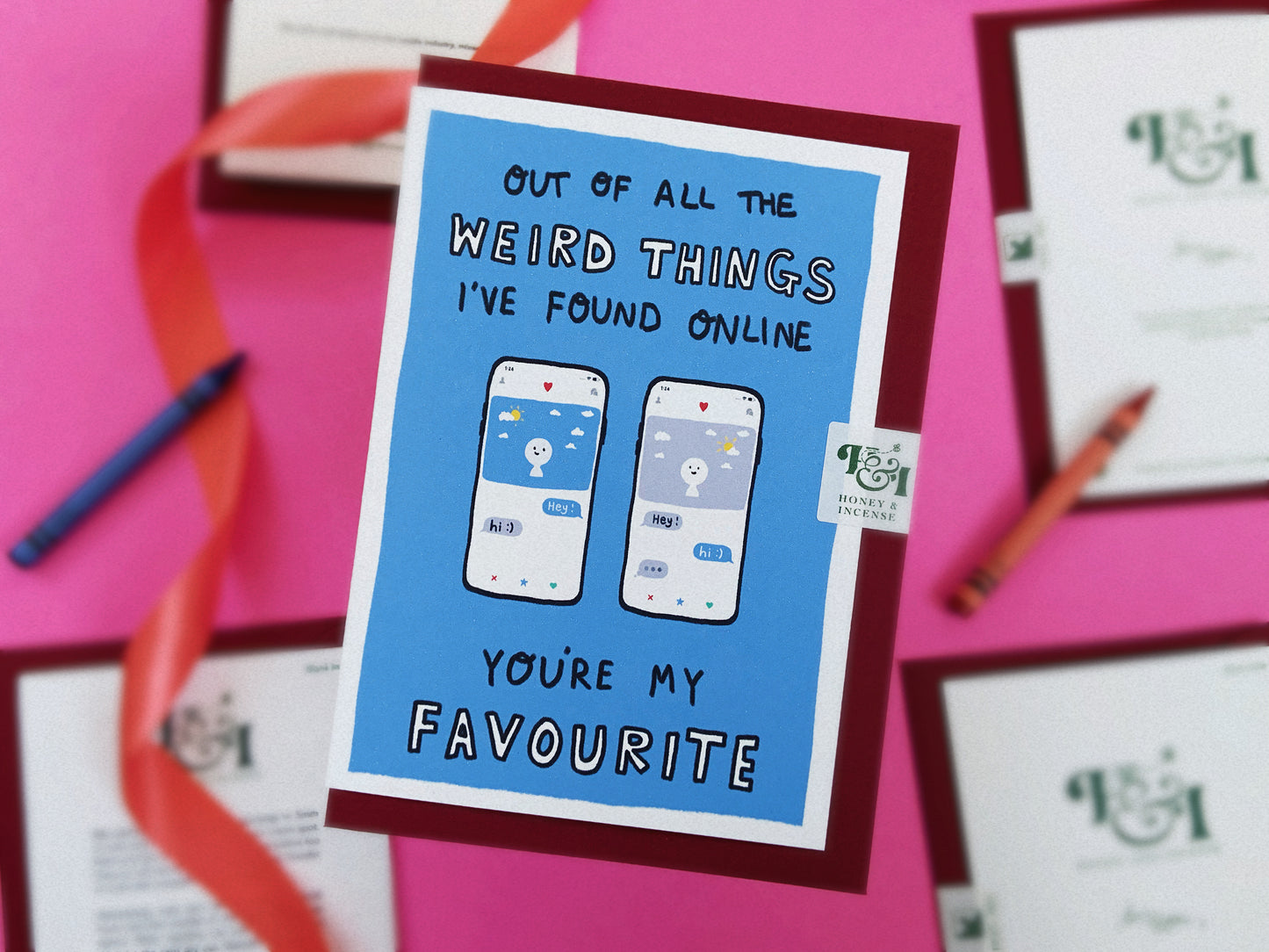 Online Dating Greetings Card