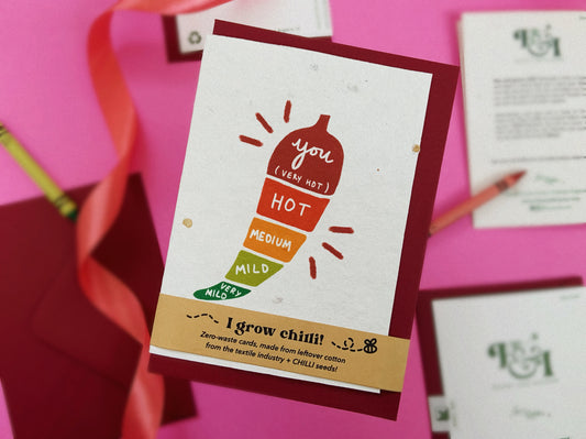You're Hot - Chilli Seed Plantable Card