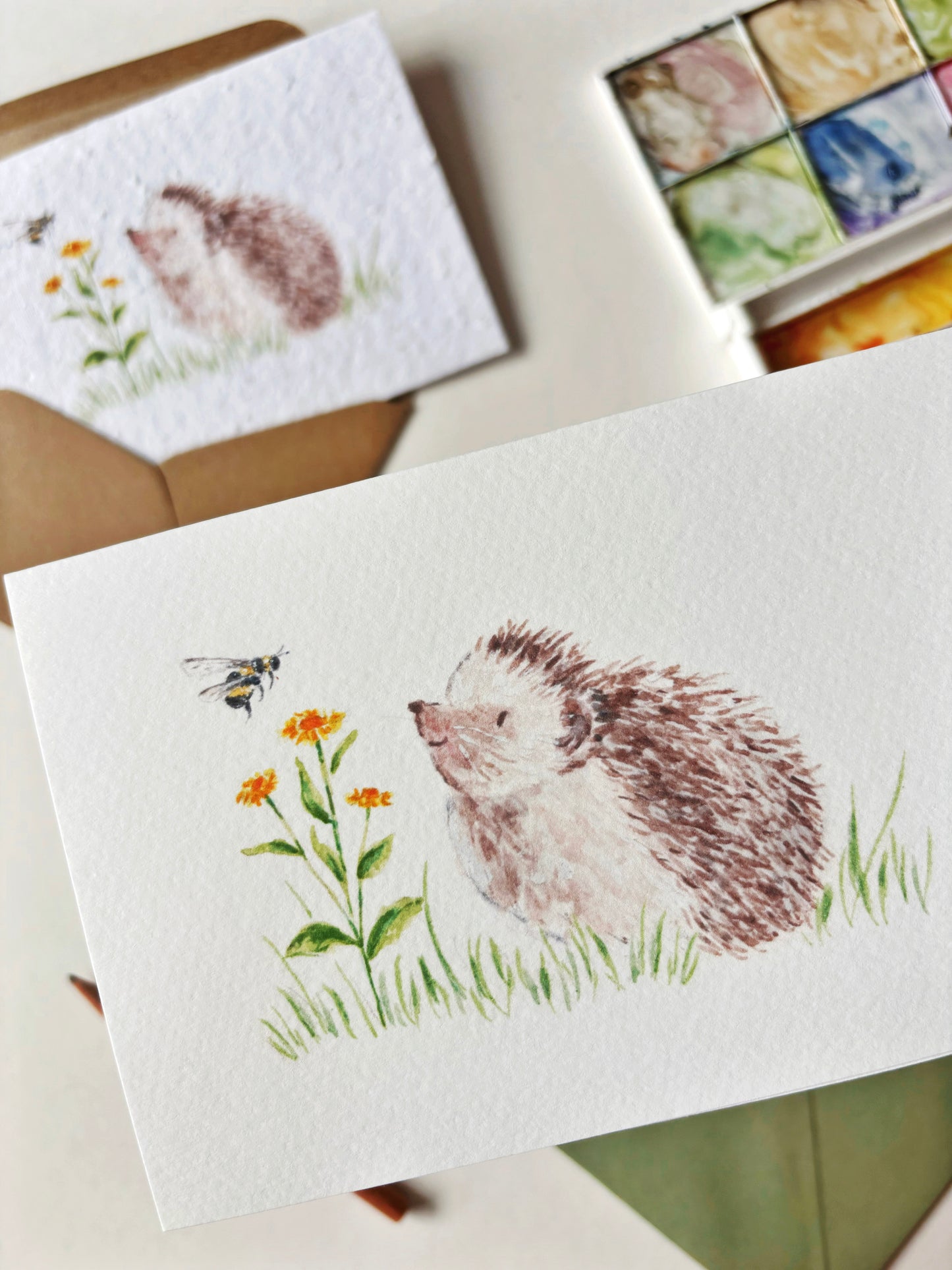 Hedgehog & Dandelion Card
