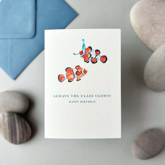 Class Clown Birthday Card