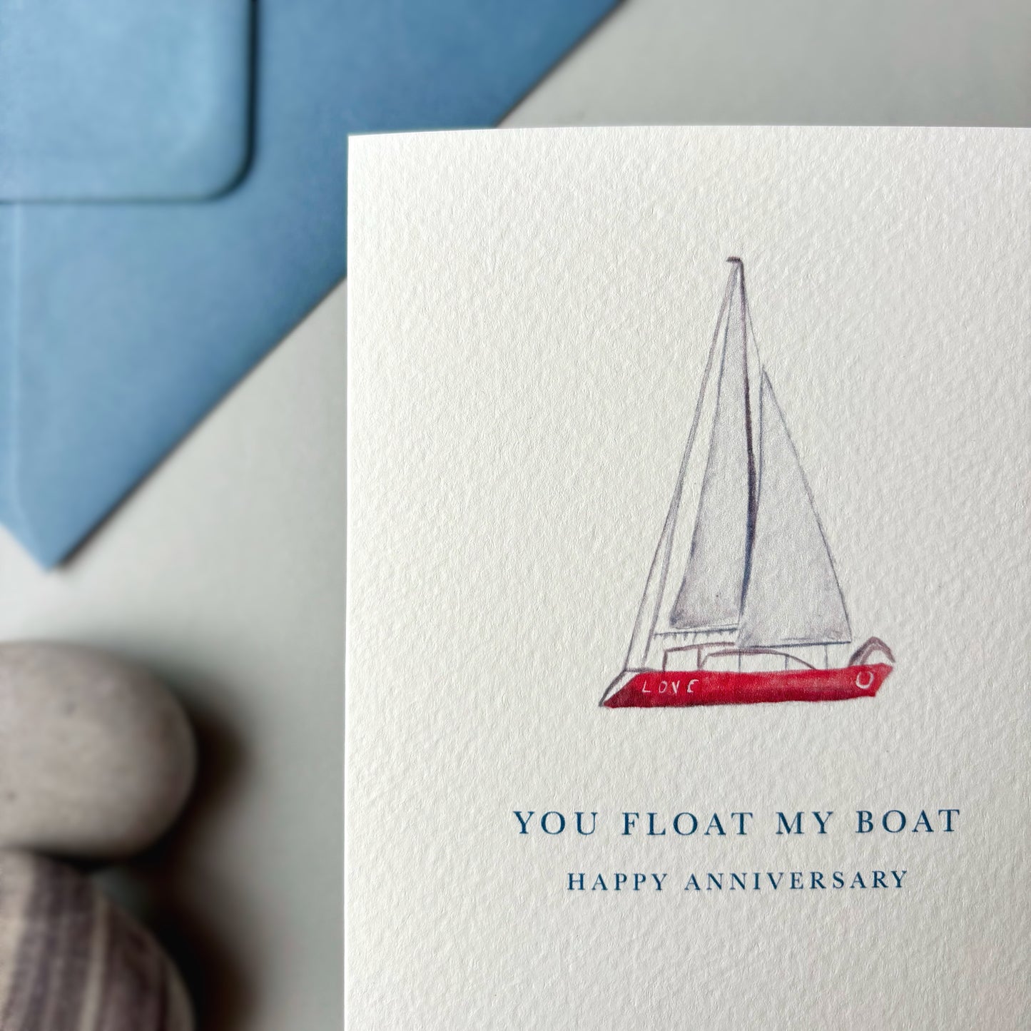 Float my Boat Anniversary Card