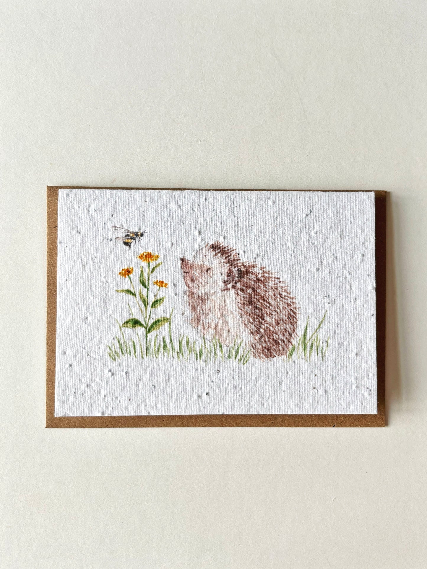 Hedgehog & Dandelion Card