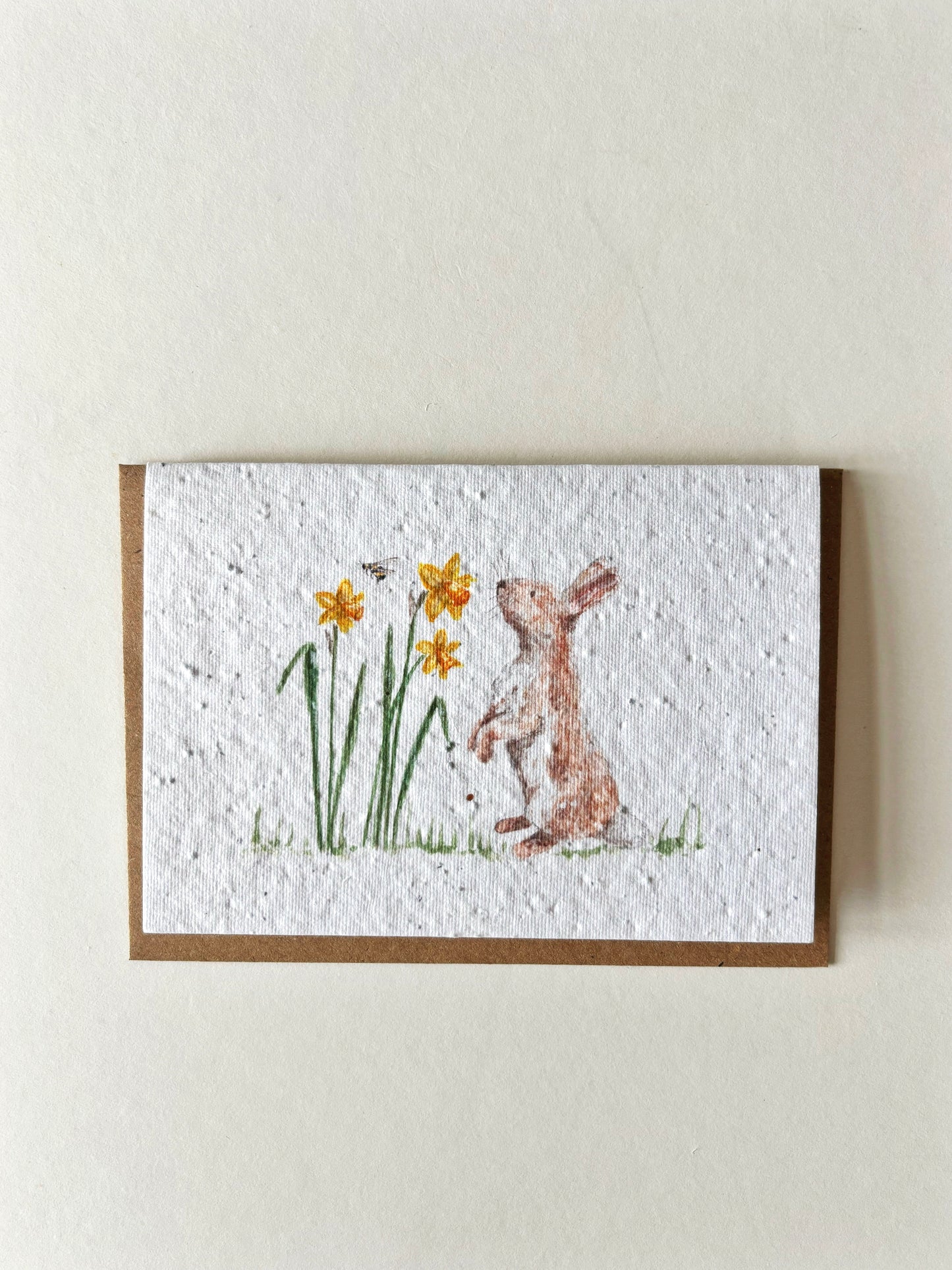 Bunny & Daffodil Card