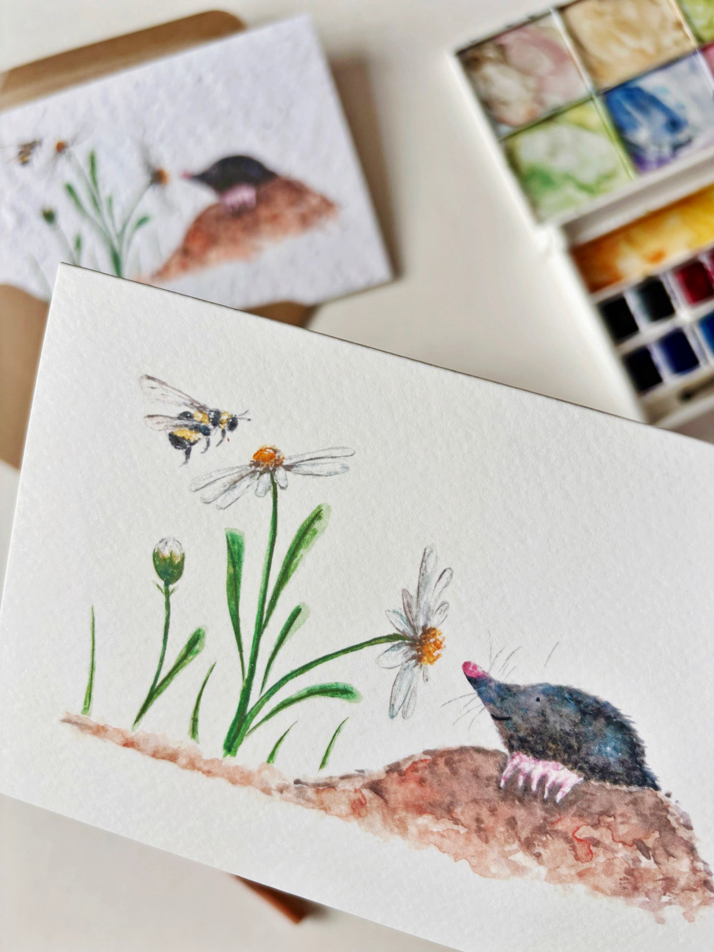Mole & Daisy Card