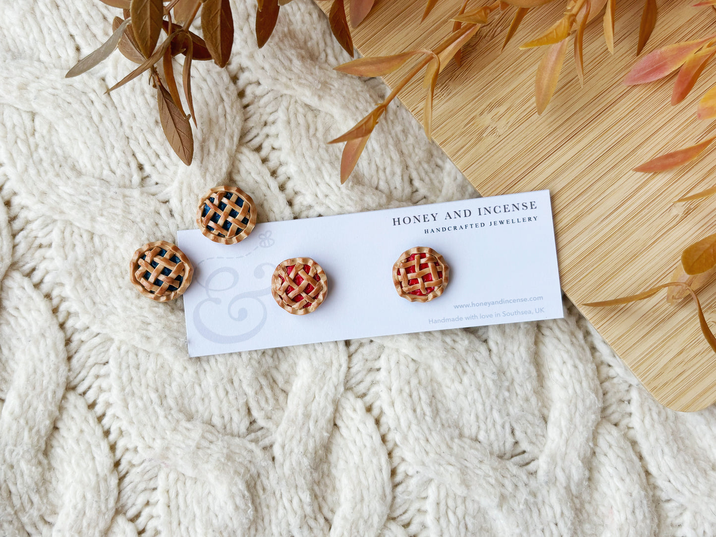 Blueberry & Cherry Whole Pie Studs