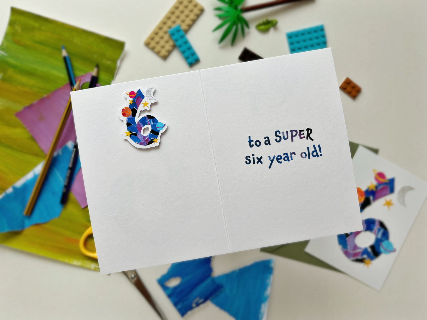 6th Birthday Card | Super Six Year Old!