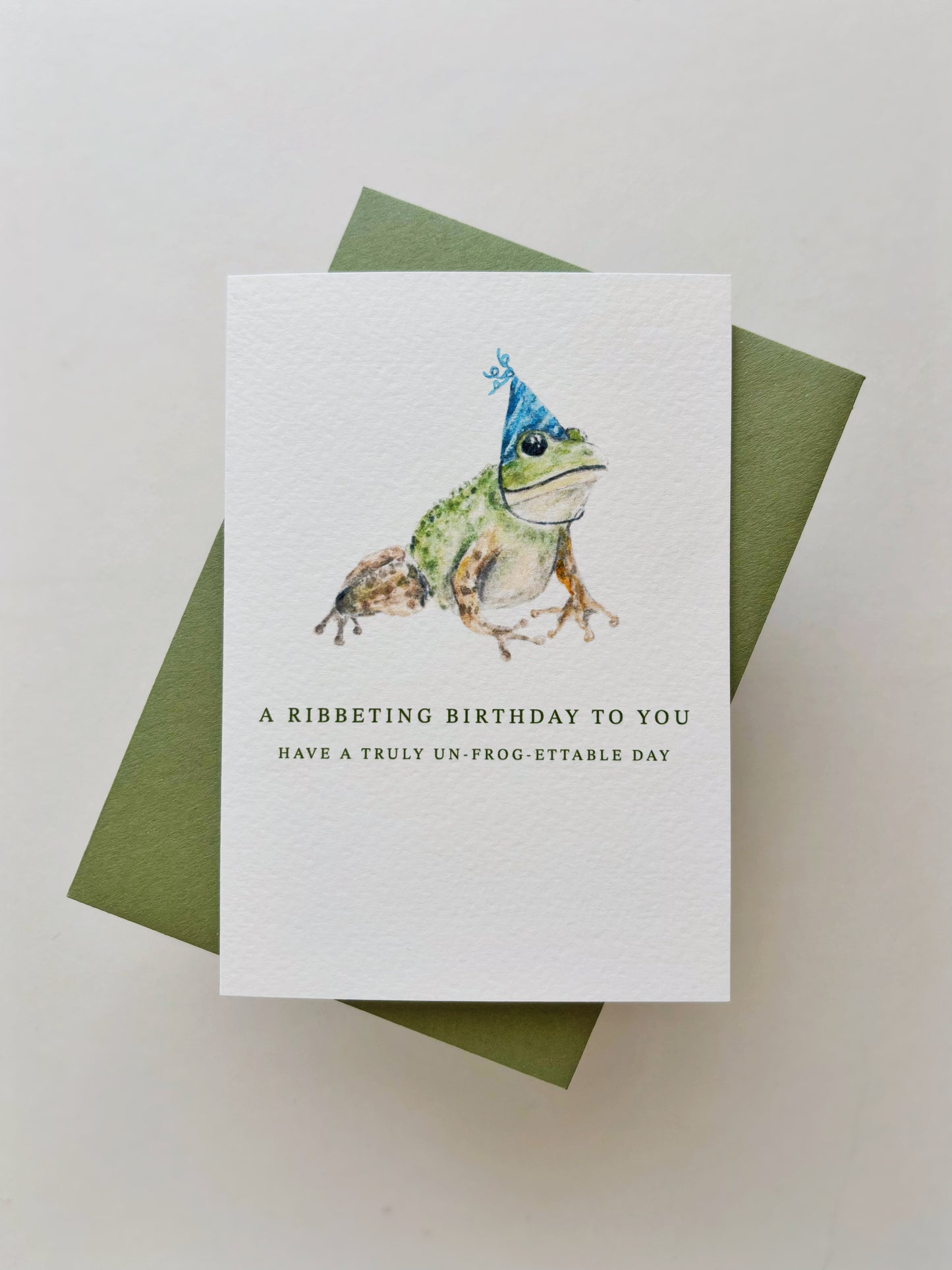 A Ribbeting Birthday Card