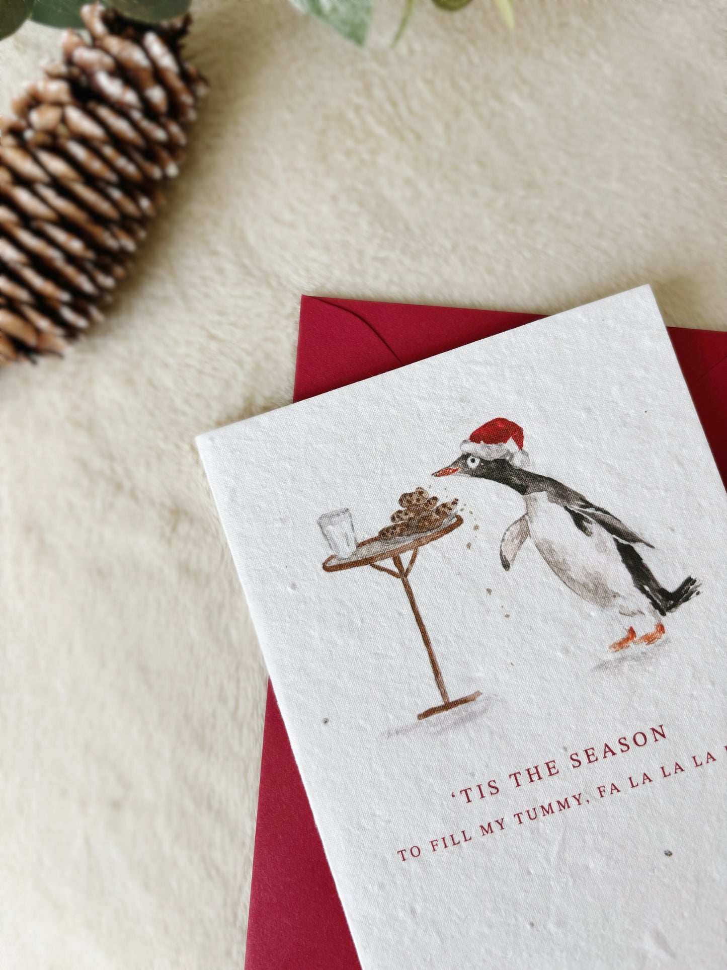 Tis the Season for Snacks! | Wildflower Seed Plantable Card